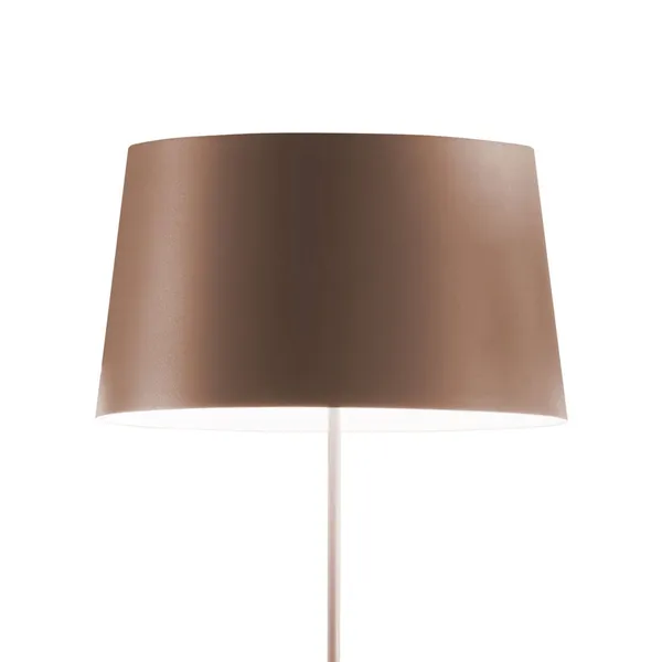 Lámpara de pie de diseño Vibia Warm 4906, marrón