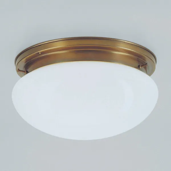 Berliner Messinglampen Plafón clásico Harry, Ø 30 cm