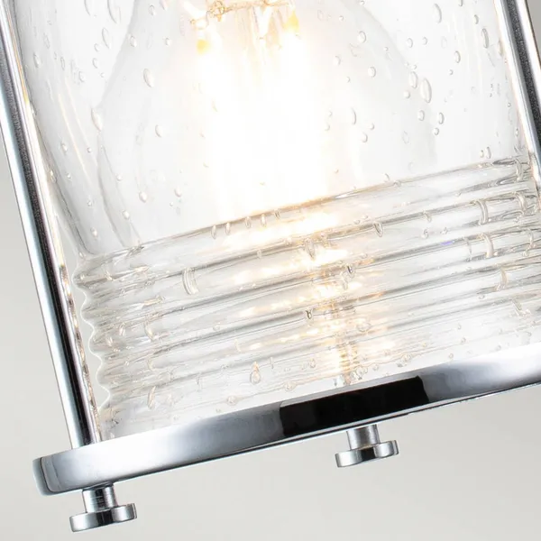 KICHLER Aplique para baño Ashland Bay, 2 luces, cromo
