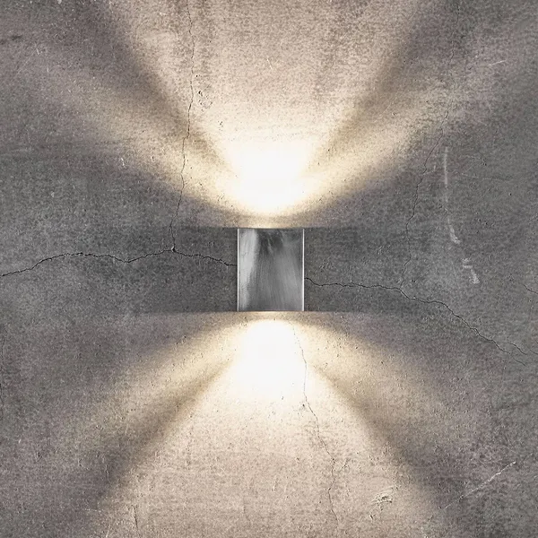 Nordlux Aplique LED de exterior Canto Kubi 2, 10 cm, gris