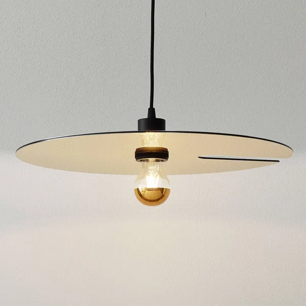 Wever & Ducré Lighting WEVER & DUCRÉ Colgante Mirro 2.0 250cm negro/oro