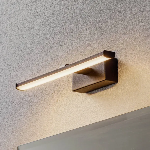 Fabas Luce Aplique LED Nala, negro, anchura 30 cm