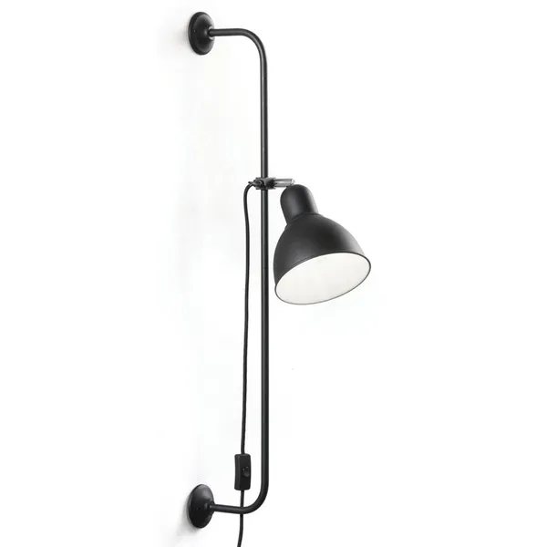 IDEAL LUX Lámpara de pared Shower con interruptor y enchufe