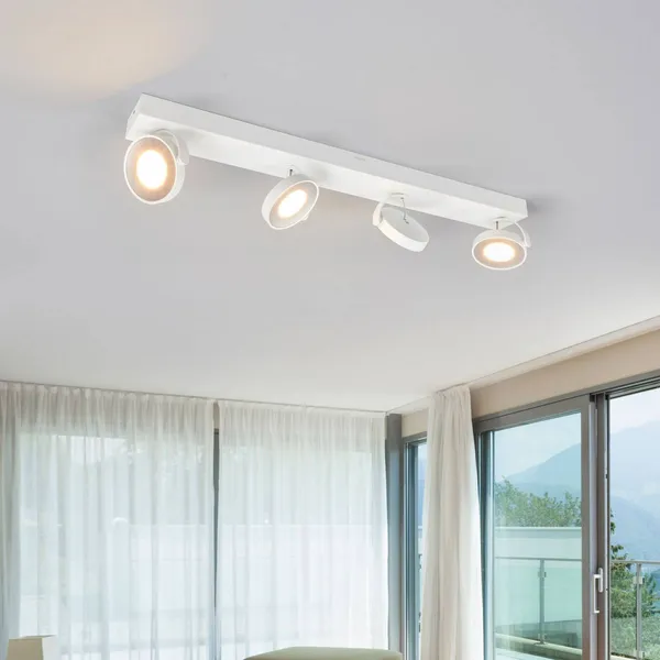 Philips Foco LED de techo Clockwork en blanco