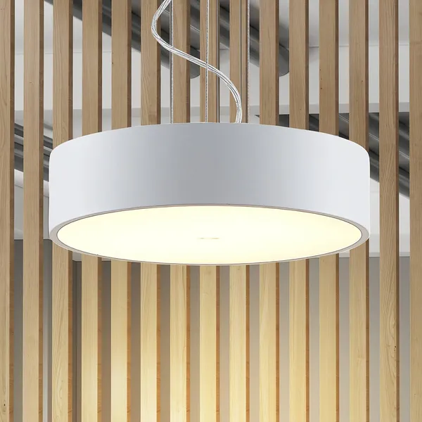 Arcchio lámpara colgante LED Noabelle, Ø 40 cm, blanco, metal