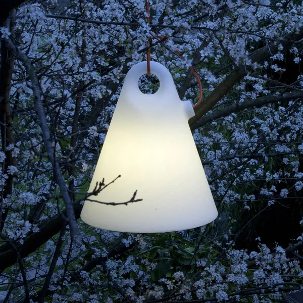 Martinelli Luce Lámpara colgante exterior Trilly, enchufe, Ø 45 cm