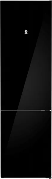 BalayFrigorífico combinado 203 x 60 cm Cristal negro, Total No Frost 3KFC869NI