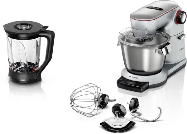 Bosch Serie 8 Robot de cocina con báscula OptiMUM 1600 W Plata, Negro MUM9YX5S12