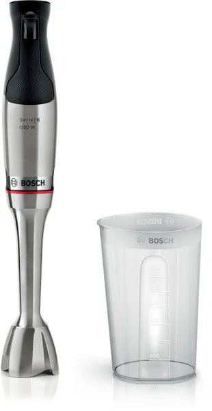 Bosch Serie 6 Batidora de mano ErgoMaster 1200 W Acero inoxidable MSM6M810