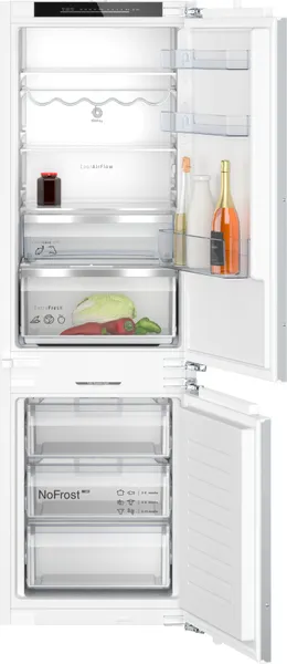 BalayFrigorífico combi integrable 177.2 x 55.8 cm Cierre SoftClose con puerta fija 3KID767F