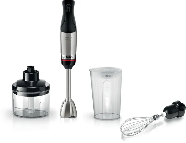 Bosch Serie 6 Batidora de mano ErgoMaster 1000 W Acero inoxidable MSM6M621