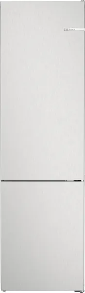 Bosch Serie 4 Frigorífico combinado de libre instalación 186 x 60 cm Acero inoxidable KGN36VIED