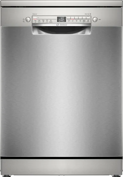 Bosch Serie 2 Lavavajillas de libre instalación 60 cm Acero antihuellas SMS2HTI06E
