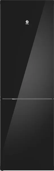 BalayFrigorífico combinado 186 x 60 cm Cristal negro, Total No Frost 3KFD655NI