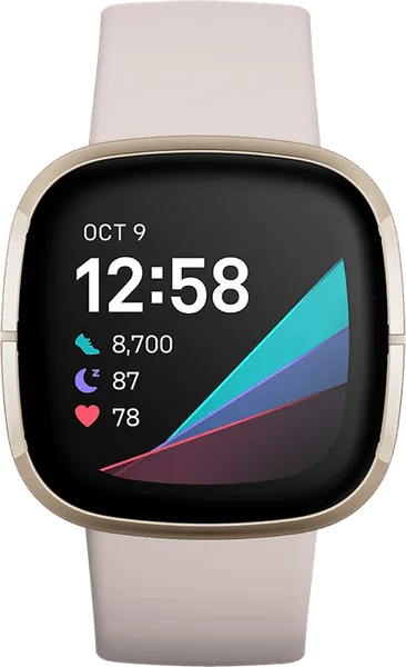 Fitbit Sense Smartwatch, Stainless steel case, 41mm