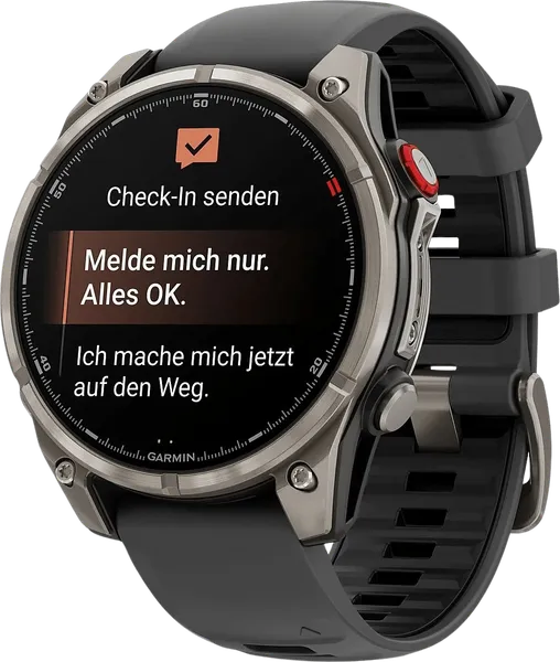 Garmin fēnix 8 Pro – Smartwatch AMOLED LTE, Caja de Titanio, 47 mm