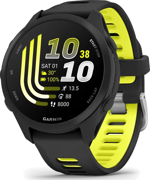 Reloj inteligente Garmin Forerunner 170, caja de polímero reforzado con fibra, 42,6 mm