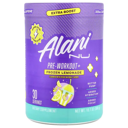 Alani Nu, Pre-Workout+, Limonada helada, 388 g (13,7 oz)