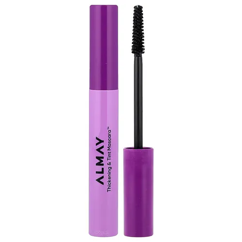 Almay, Máscara para engrosar y teñir, 401 Blackest Black, 8,3 ml (0,28 oz. líq.)