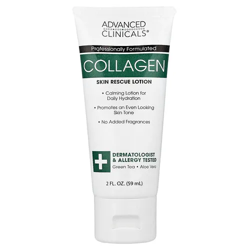 Advanced Clinicals, Colágeno, Loción reparadora de la piel, Sin fragancia, 59 ml (2 oz. Líq.)