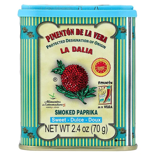 La Dalia, Páprika ahumada dulce, 70 g (2,4 oz)