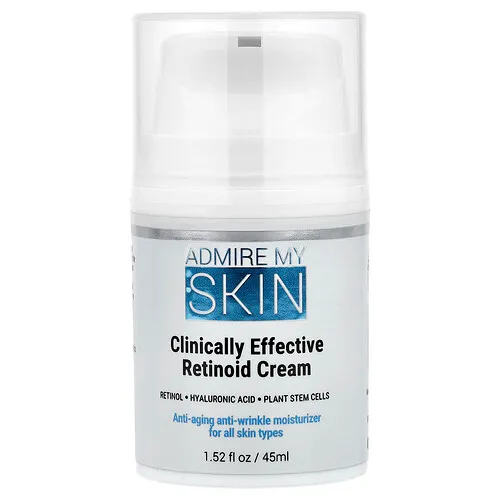 Admire My Skin, Crema con retinoides clínicamente eficaz, Para todo tipo de piel, 45 ml (1,52 oz. líq.)