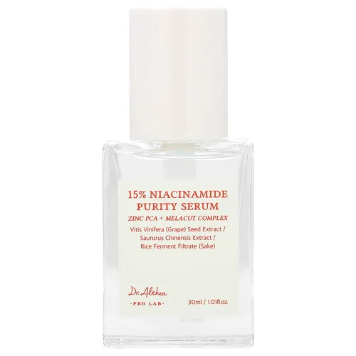 Dr. Althea, Sérum de pureza con 15 % de niacinamida, 30 ml (1,01 oz. líq.)