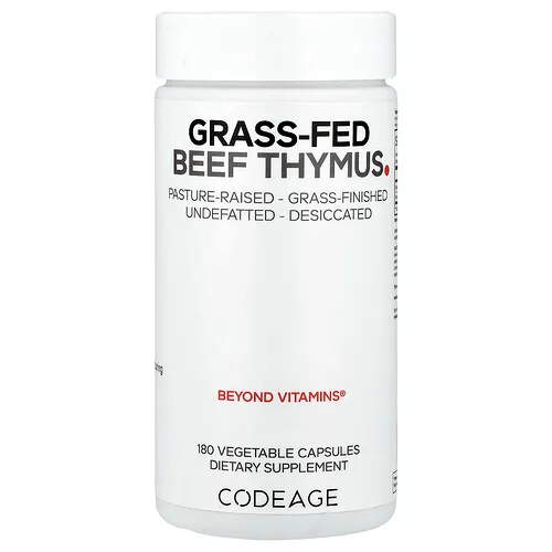 Codeage, Timo de res proveniente de animales alimentados con pasturas, 180 cápsulas