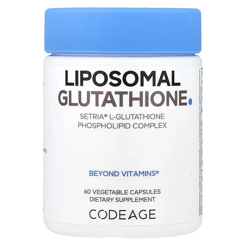 Codeage, Glutatión liposomal, 60 cápsulas vegetales (250 mg por cápsula)