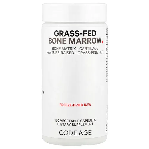 Codeage, Médula ósea proveniente de animales alimentados con pasturas, 180 cápsulas vegetales