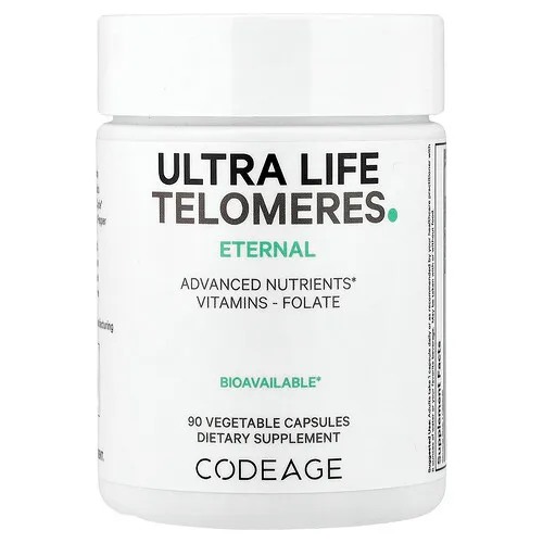 Codeage, Telómeros Ultra Life, 90 cápsulas vegetales
