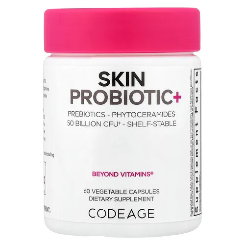 Codeage, Probiótico para la piel y más, 60 cápsulas vegetales