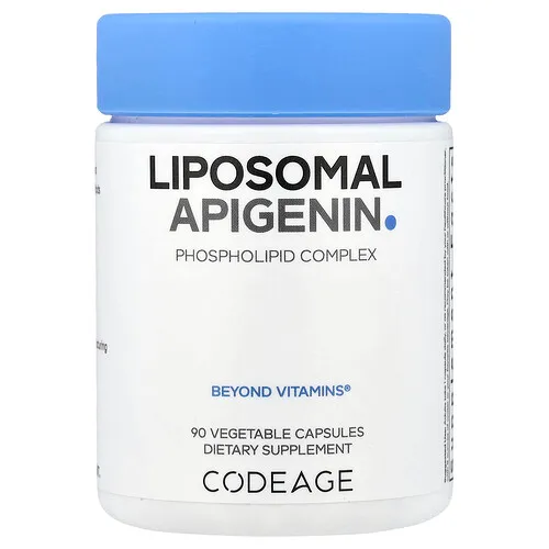 Codeage, Apigenina liposomal, Complejo de fosfolípidos, 90 cápsulas vegetales (50 mg por cápsula)