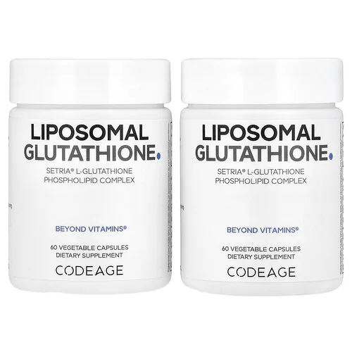 Codeage, Glutatión liposomal, 120 cápsulas (250 mg por cápsula)
