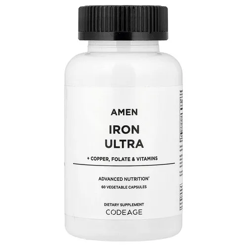 Codeage, Amén, Iron Ultra`` 60 cápsulas vegetales