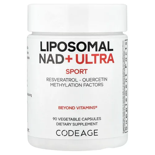 Codeage, Deporte, NAD+ liposomal ULTRA, 90 cápsulas vegetales