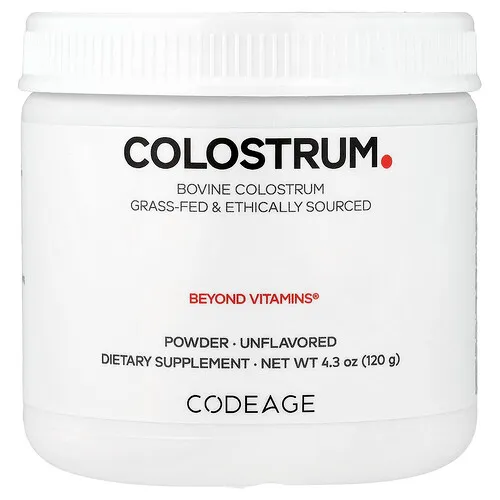 Codeage, Calostro en polvo, Sin sabor, 120 g (4,3 oz)