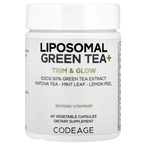 Codeage, Té verde liposomal+, 60 cápsulas vegetales