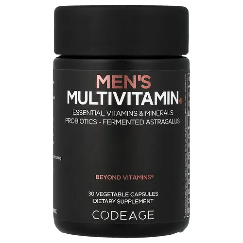 Codeage, Suplemento multivitamínico para hombres, 30 cápsulas vegetales