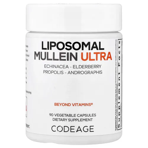Codeage, Gordolobo liposomal ultra, 90 cápsulas vegetales