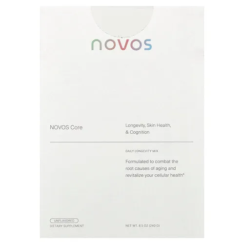 NOVOS, Novos Core, Sin sabor, 30 sobres, 8 g (0,28 oz) cada uno