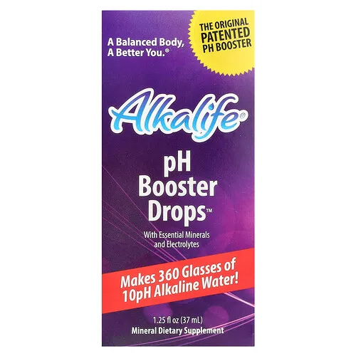 Alkalife, Gotas para potenciar el pH con minerales y electrolitos esenciales, 37 ml (1,25 oz. líq.)