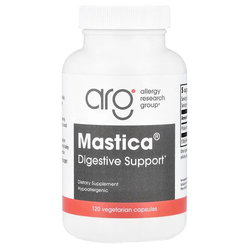 Allergy Research Group, Mastica®, Refuerzo digestivo, 120 cápsulas vegetales (0,5 g por cápsula)
