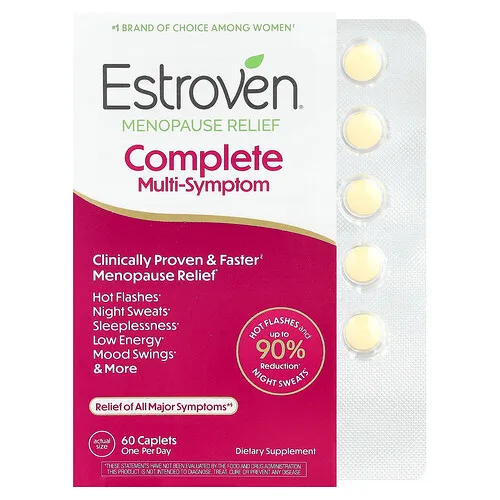 Estroven, Alivio completo de la menopausia con múltiples síntomas, 60 comprimidos