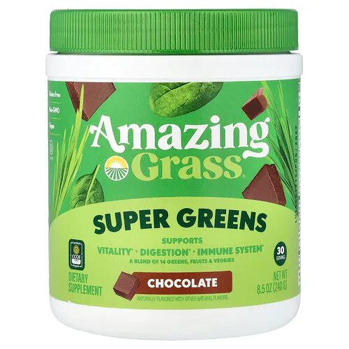 Amazing Grass, Superverduras, Chocolate, 240 g (8,5 oz)