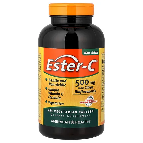 American Health, Ester-C® con bioflavonoides cítricos, 500 mg, 450 comprimidos vegetales