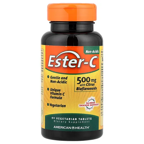 American Health, Ester-C® con bioflavonoides cítricos, 90 comprimidos vegetales