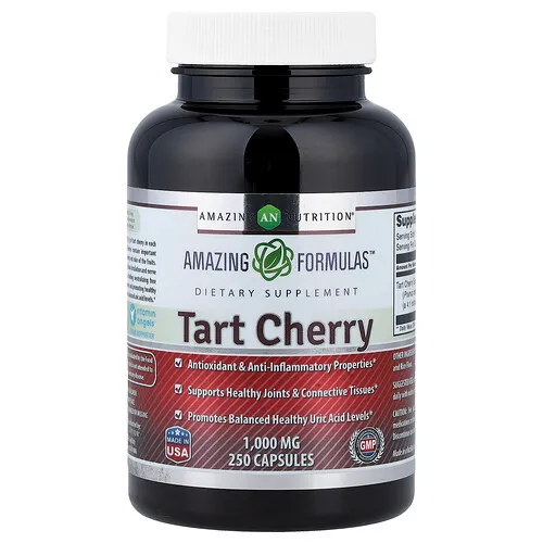 Amazing Nutrition, Cereza ácida, 250 cápsulas (250 mg por cápsula)