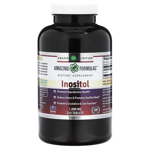Amazing Nutrition, Inositol, 1000 mg, 250 comprimidos