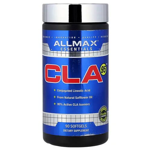 ALLMAX, Productos esenciales, CLA95™, 1000 mg, 90 cápsulas blandas